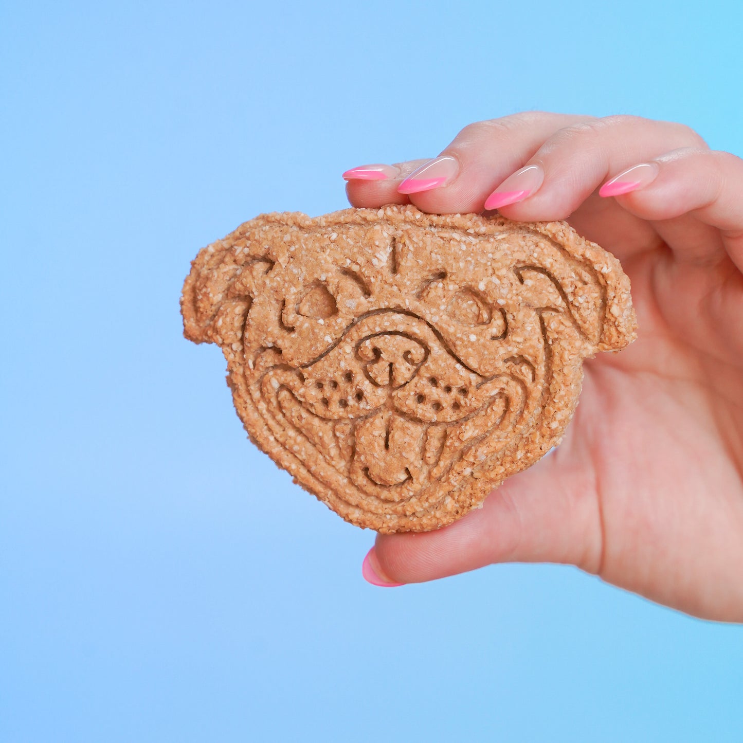 Staffy Face Cookie
