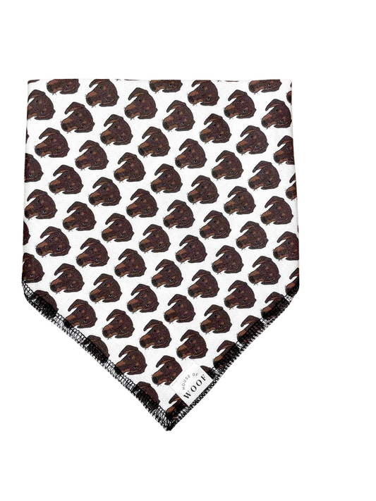 House of Woof Dog Breed bandanas : Dachshund (Small)