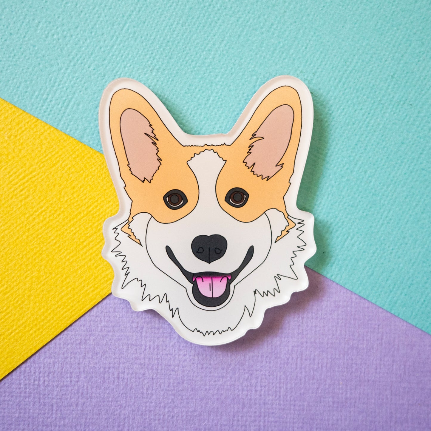 Corgi Acrylic Fridge Magnet